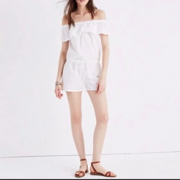 Madewell white romper - Picture 2 of 5